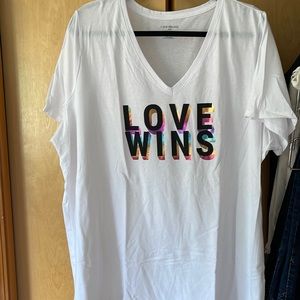 Lane Bryant Pride Tee 22/24 - worn once! EUC